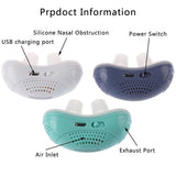 Micro CPAP Anti-Snoring Device